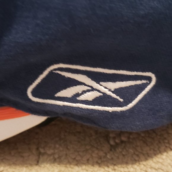 Reebok Denver Broncos Football Cap Hat Men's OS Navy Blue Embroidered Retro 90s - Picture 8 of 11